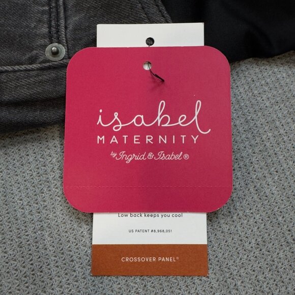 Isabel Maternity By Ingrid Isabel Womens Black Jeans Power Stretch Size 12 NWT - Picture 8 of 16